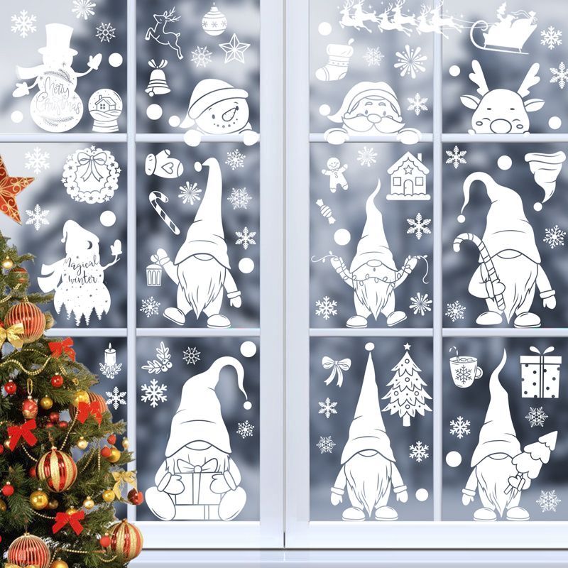 Christmas Scene Layout Wall Stickers