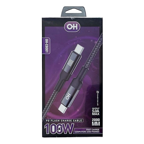 100W PD Flash Charge Cable-Black