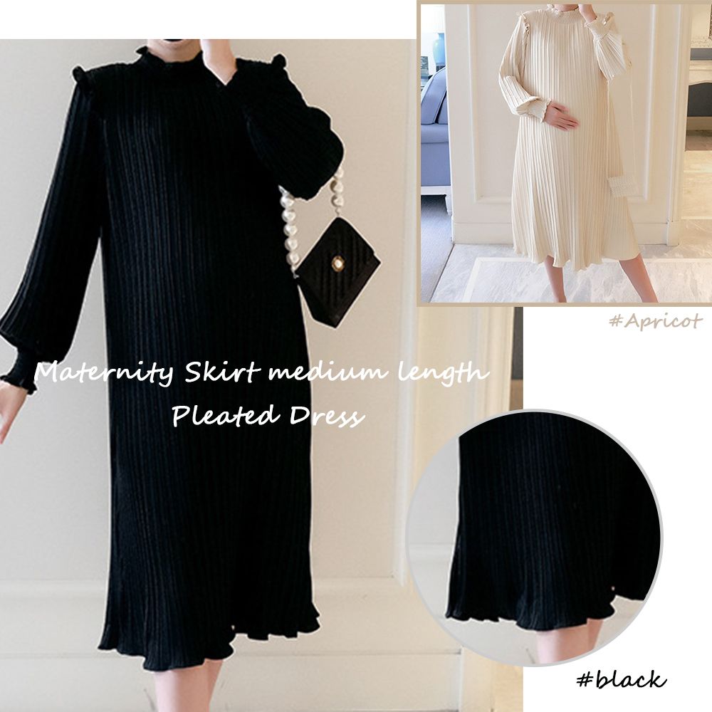 Nursing Breastfeeding Dress Korean Style Loose Dress For Go Shopping Wear