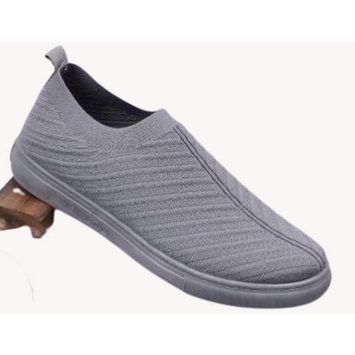 Dukes Grip Slip On Sneakers - Grey