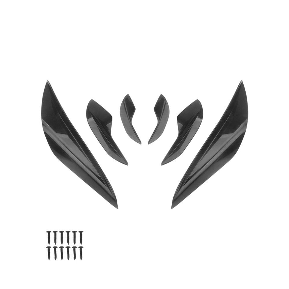 370/200/130MM Car Body Kits Front Bumper Fin Splitter