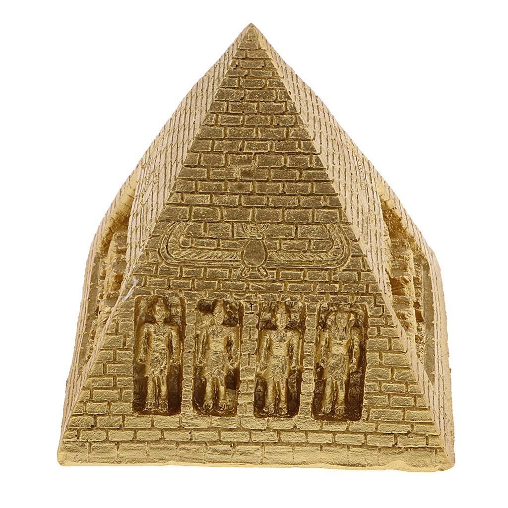 Egypt Pyramid Model Resin Pyramids Figurine For Kids Sand Table Decor