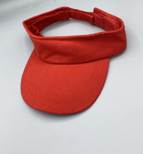 Stylish Unisex Red Visor Hat