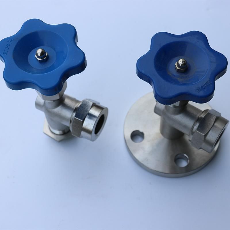 Stainless Steel Flange Cock 201/304 Flange Cock with Sewage Ball Valve Jx49w Liquidometer Angle Valve 4 Points