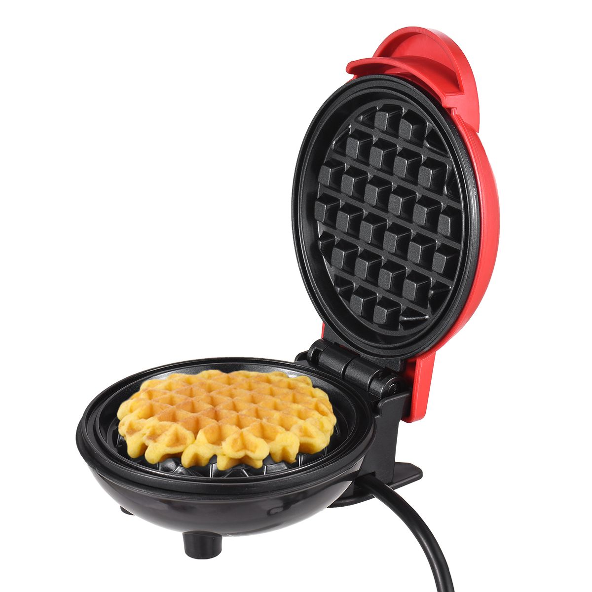 Mini Grill Machine Waffle Maker Electirc Round Griddle