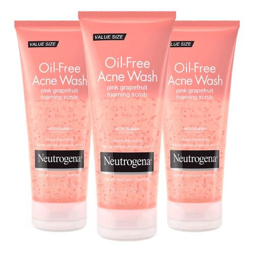 Oil Free Pink Grapefruit Acne Treatment Face Wash With Vitamin C - 6.7 Fl Oz - 1piece