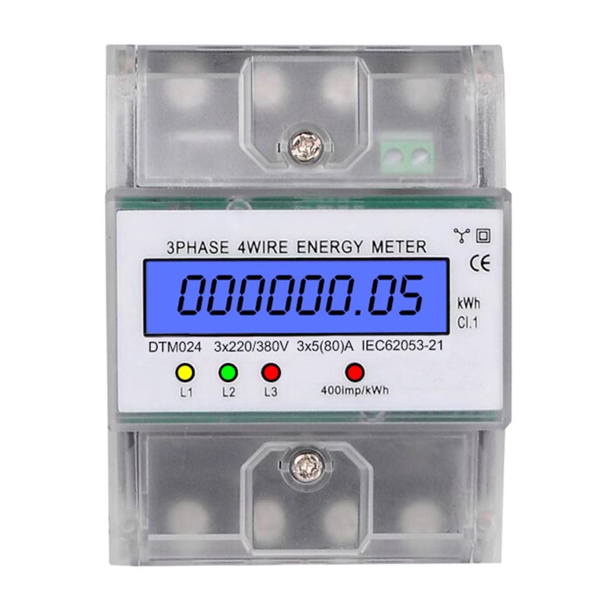 3 Phase 4 Wire Energy Meter 220/380V 5-80A Energy