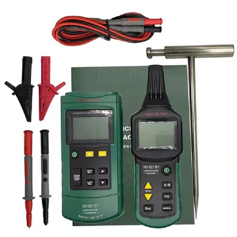 MY6818 Digital Wire Tracker Portable Fault  Detector Breakpoint Short Circuit Cable Flaw Tester Line Maintenance Mayilon