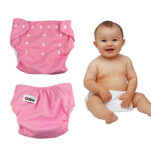 Washable Baby Diaper &  Insert - Pink