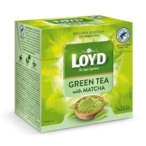 Loyd Green Tea With Matcha Ginger - 20 Tea Bags