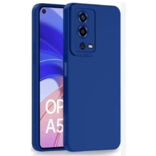 Silicone Protective Back Case For Oppo A55 4g - Blue