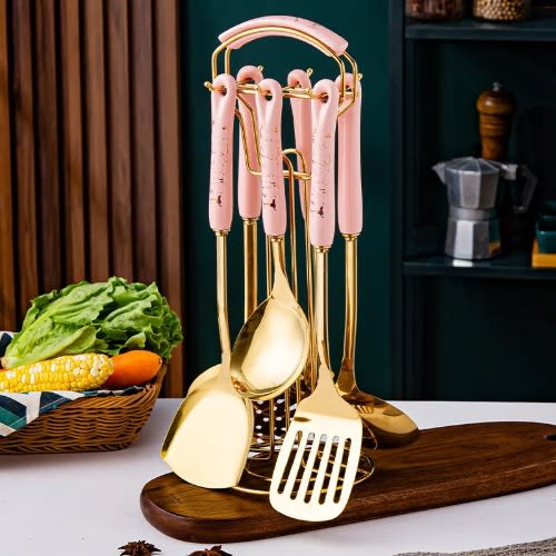 Stainless Steel Cooking Spoon Set-7 Pieces