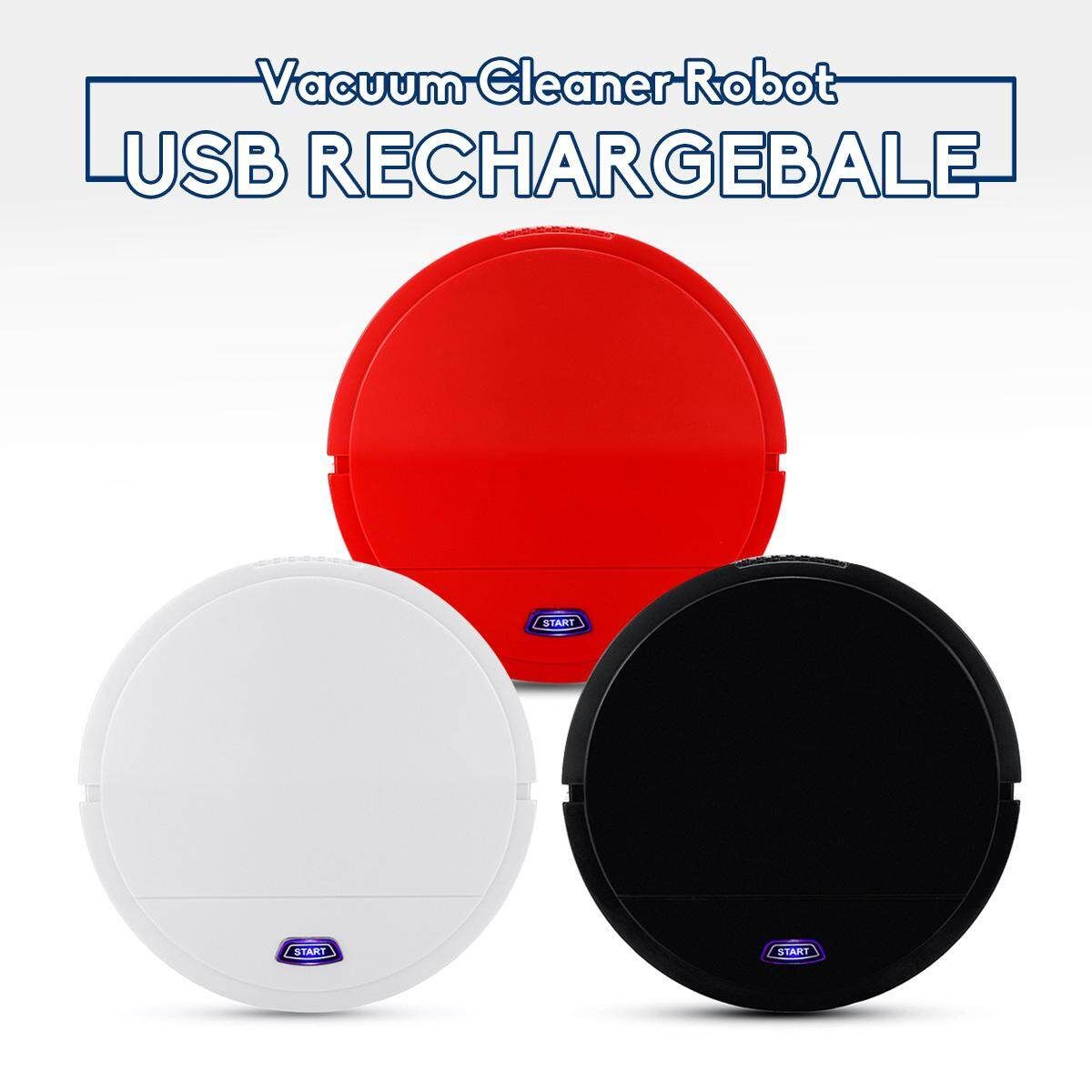 Automatic Vacuum Cleaner Floor Dust Sweeping Sweeper Smart Clean Cleaning Robot Red (red)