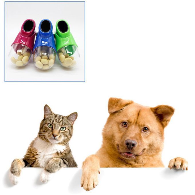 Dogs Cats Treat Launcher Snack Food Feeder Catapult Pet Training Tool