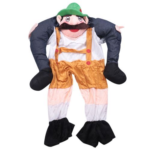 Shoulder Ride On Mascot Costume Dress (Beer Man /