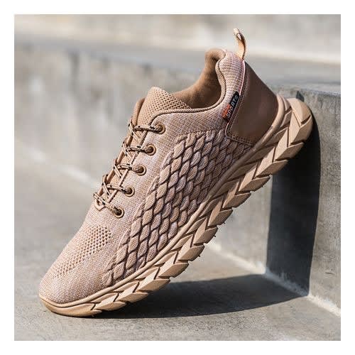 Men's Quality  Lace Up Sneakers - Brown