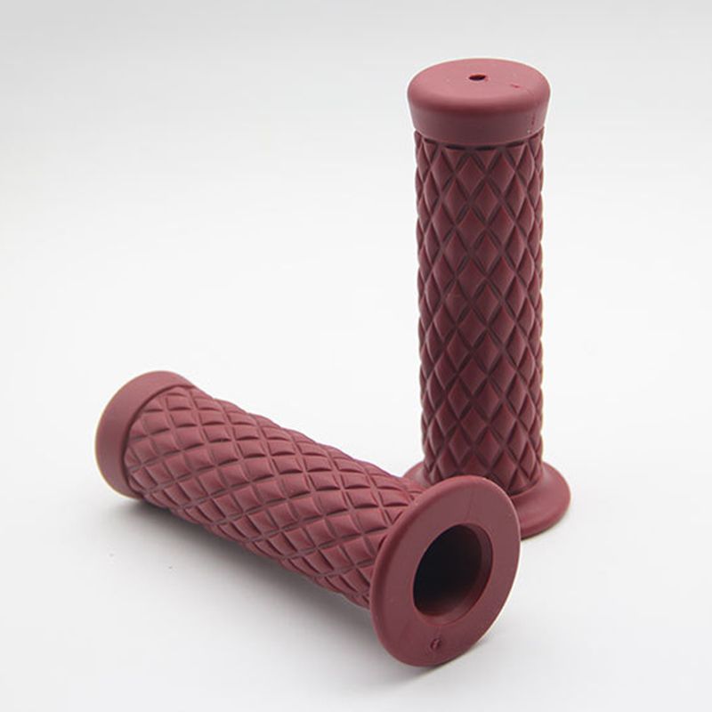 1 Pair 7 8" 22mm Handle Bar Motorcycle Hand Grip Handlebar