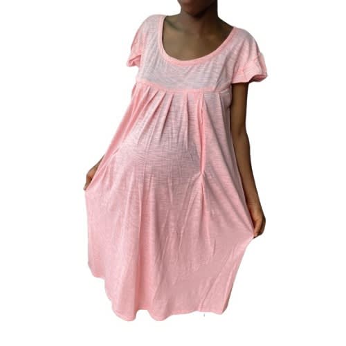 Nursing Maternity Dress 34 Sleeve Loose Fit