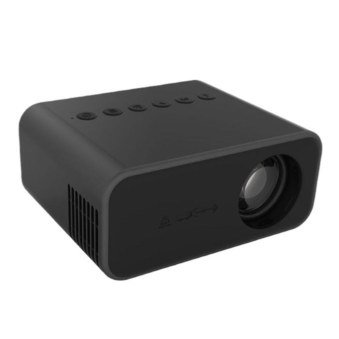 Mini Projectors LED Miniature Projector For Family Thanksgiving Black