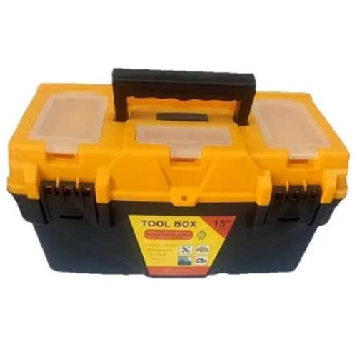 Empty Plastic Tool Box - 15" Medium