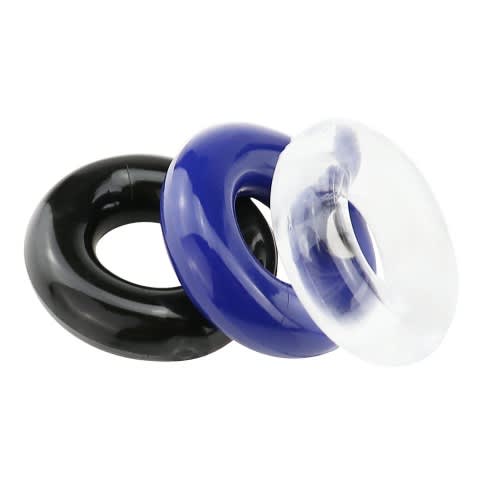 3 In 1 Silicone Cock Ring - Penis Ring