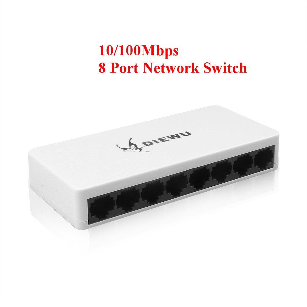 8 Ports Gigabit Network Switch 10 100 1000Mbps Gigabit