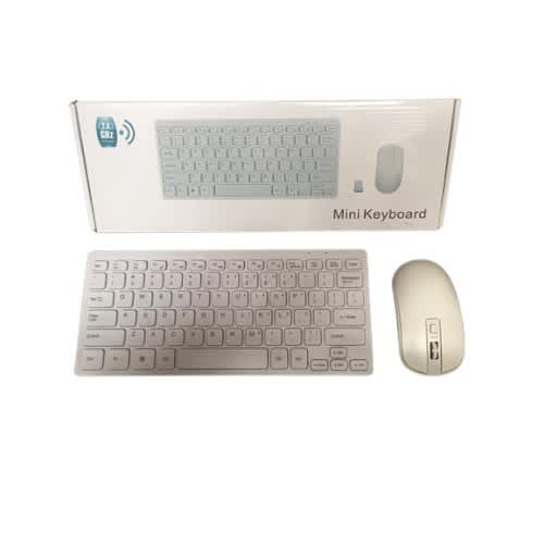2.4ghz Mini Wireless Keyboard And Mouse Combo With A Free Mouse Pad
