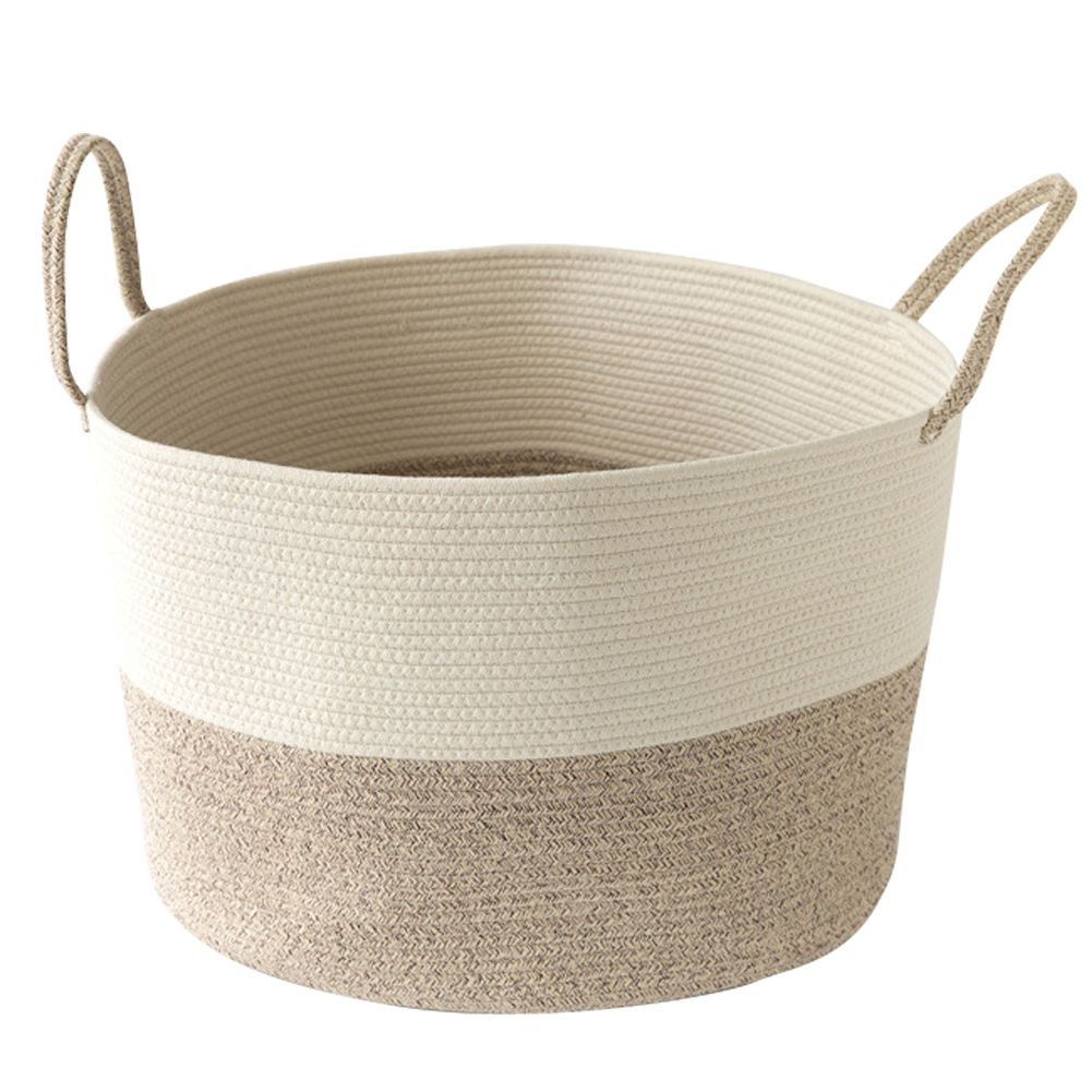 Oversized  Cotton Rope Dirty Clothes Storage Box Foldable