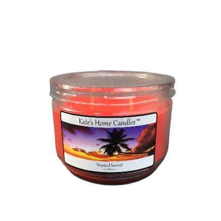 Kate's Home Tropical Sunset Scented Soy Candle - 11.5ounces