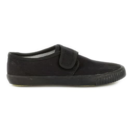Unisex School Plimsoll Pumps - Black