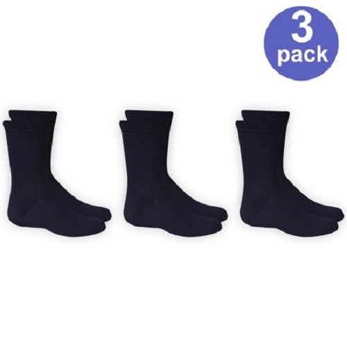 Unisex School Socks - Black - 3 Pairs