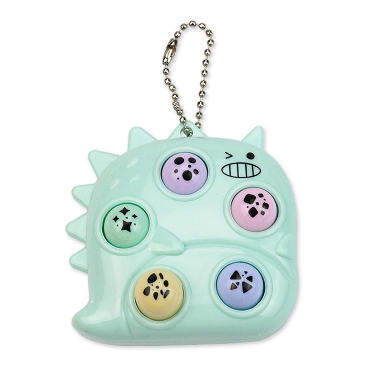 Game Console Keyring Whack-a-mole Keychain Pendant Toy Green