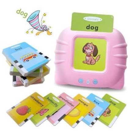 Bravokids Toddler Toys Talking Flash Cards For 0 - 6 Year Old Boys And Girls