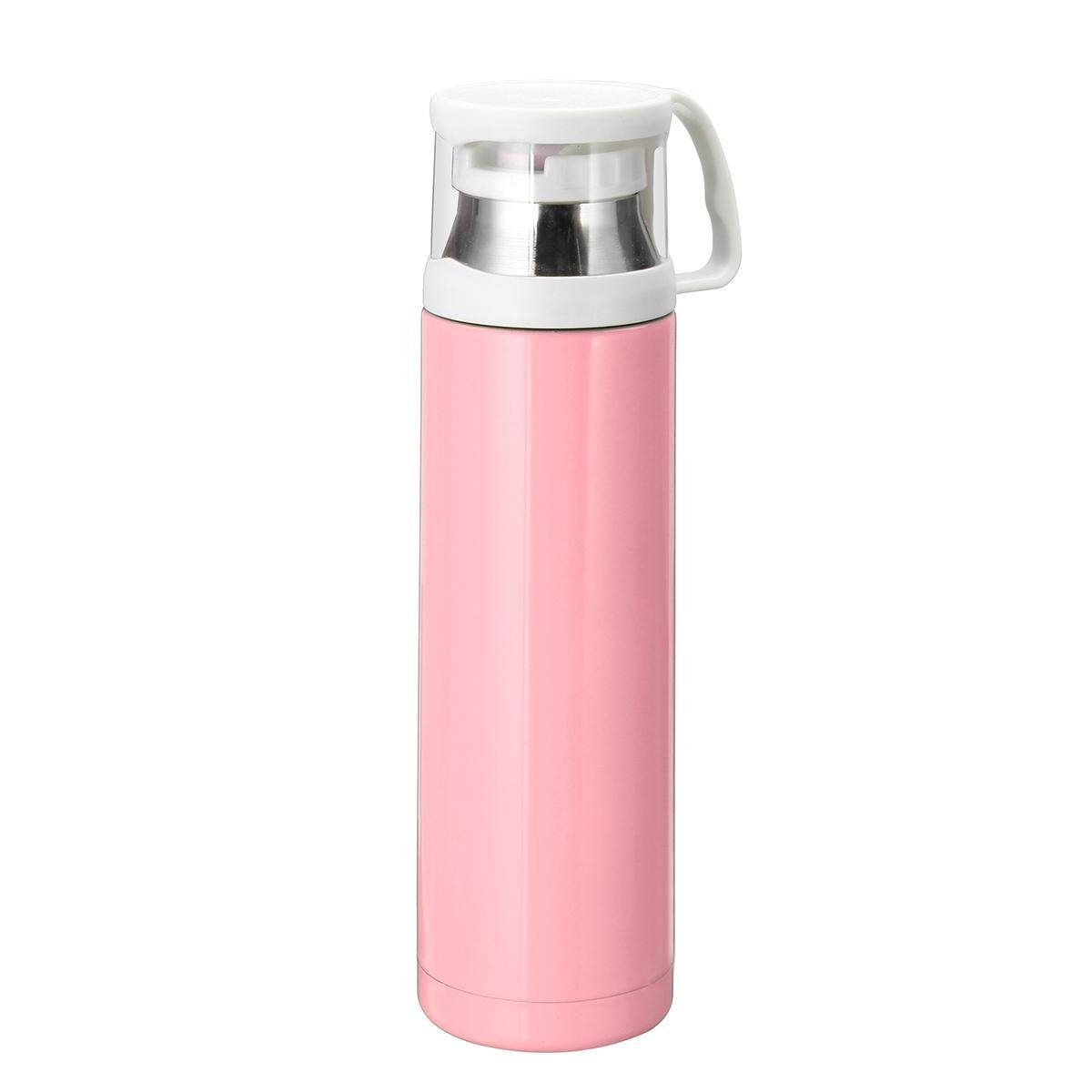 :500ml 304 Stainless Steel Insulation Cup Thermal Cup Pink