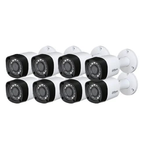 2 Mpl 1080p Hdcvi Outdoor IR Bullet Camera 3.6mm Dh-hac-b1a21n - 8pcs