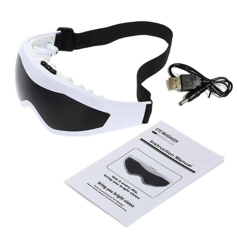 Eye Wireless Migraine Magnetic Massager Electric Massage Improvement Forehead Glasses Vision Mask Eye Care Vibration Eye Eye