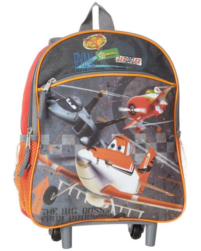 Little Boys' Planes 12-Inch Mini Rolling Backpack