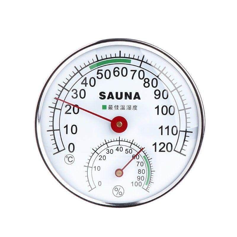 Stainless Steel Hygrometer For Sauna Room Temperature Humidity Meter