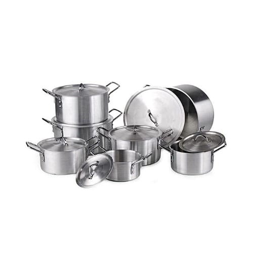 14 Pieces Kitchen Aluminium Pot Set