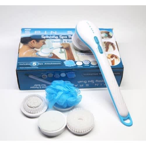 Electric Bath & Spin Spa Body Brush + Massager