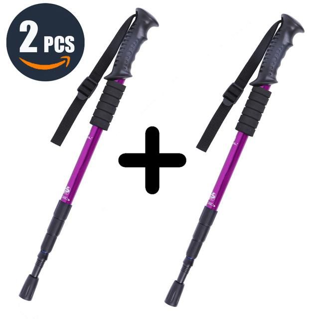 2 pcs 50-105cm Nordic Walking Stick