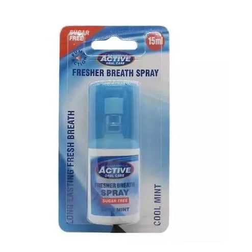 Active Oral Care Fresher Breath Spray - 15ml - Cool Mint