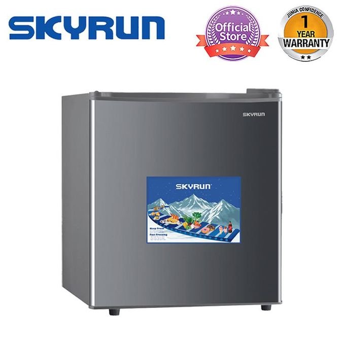 Skyrun 48L Single Door Fridge BCD-50HW-Silver