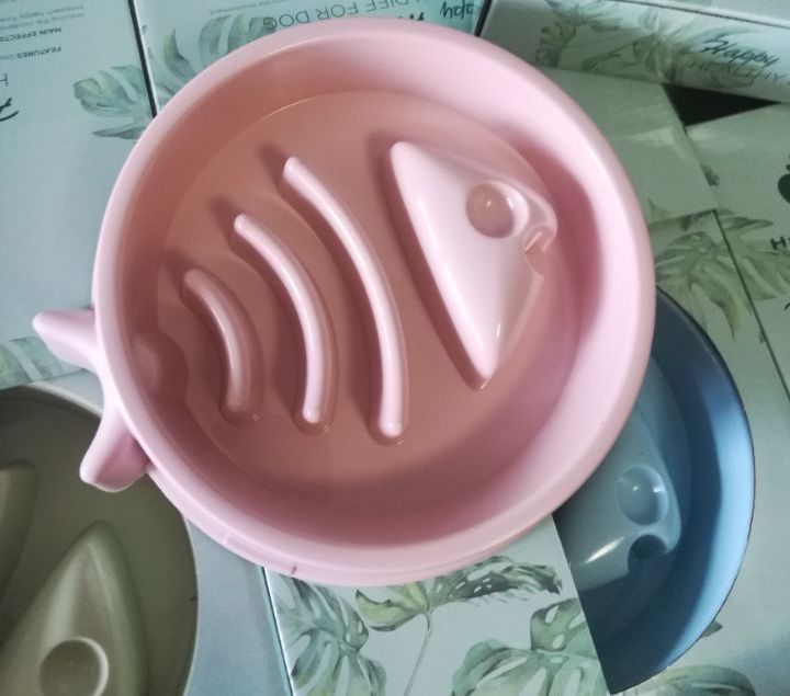 Slow Feeder Food And Water Bowl For Pets, Dogs, Puppies