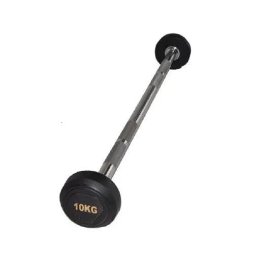 Fixed Olympic Rubber Barbell - 10kg