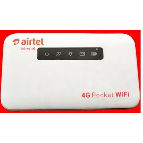 Airtel Universal 4g Lte Mobile Wifi Hotspot With Lan Port - 2600mah - 5gb Data
