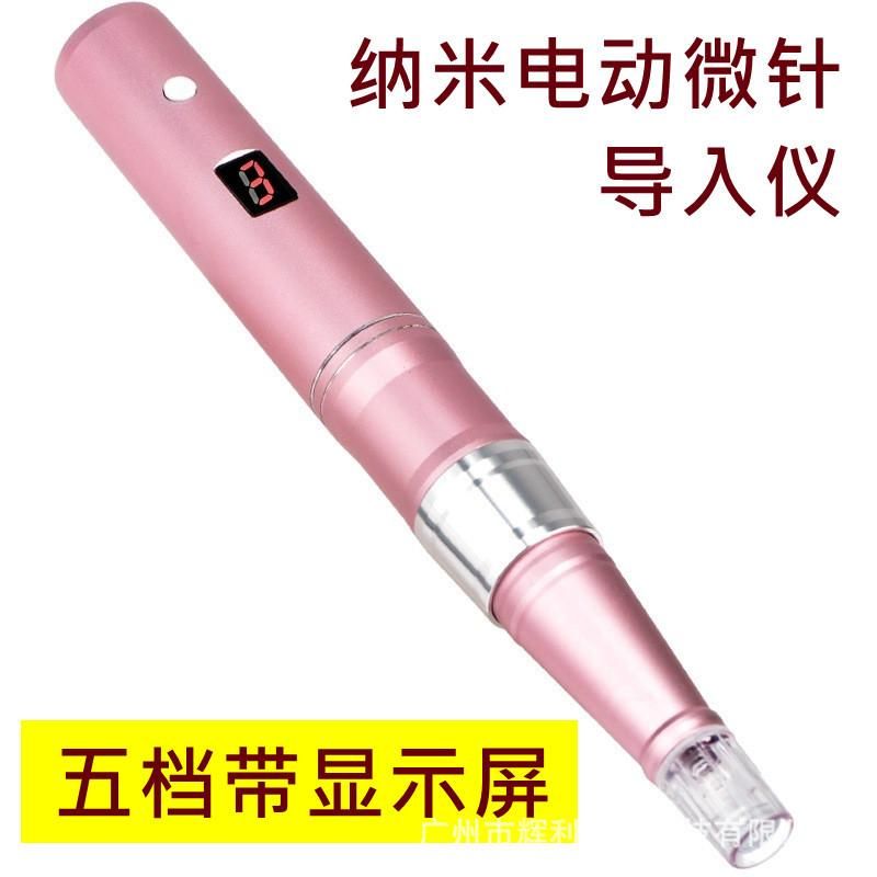 Nano Microneedle Inductive Therapeutical Instrument Micro-Crystal Pen Beauty Import Instrument Inductive Therapeutical Instrument Microneedle Pen Inching Micro Needling Device Middle Germ Layer Micro-Crystal Pen