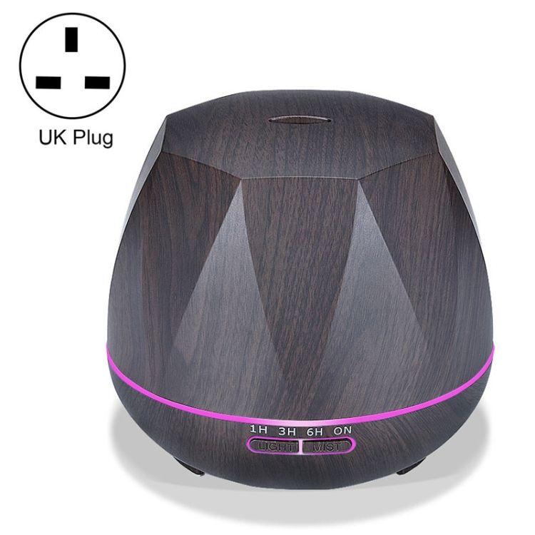 Peach Shape Wood Grain Remote Control Ultrasonic Humidifier