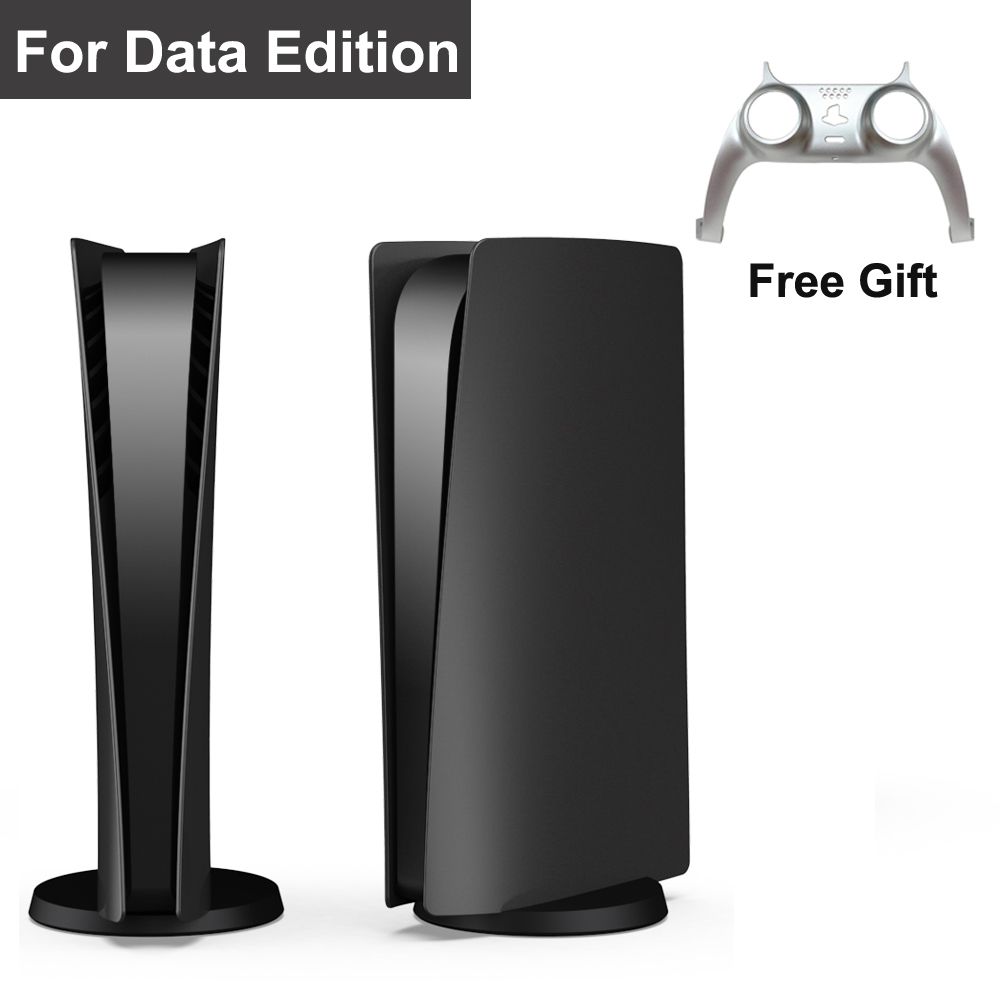 Black Faceplate Replacement For Ps5 Carcasa Digital & Standard Edition Plastic Hard Plate For Playstation 5 Case Accessories