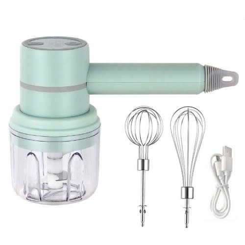 Wireless Rechargeable 3 IN 1 Mixer  Masher  Blender